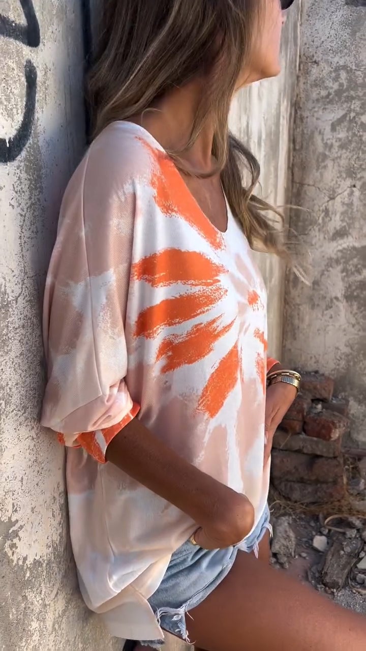 Demi | Charmantes Batik-Top