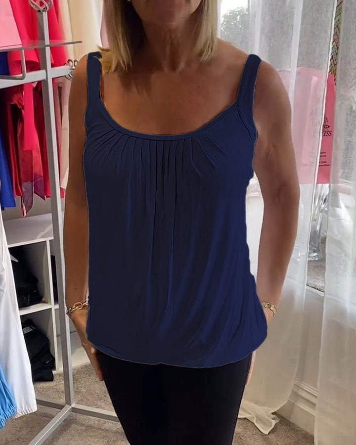 Vangie | Elegantes Plissee-Top