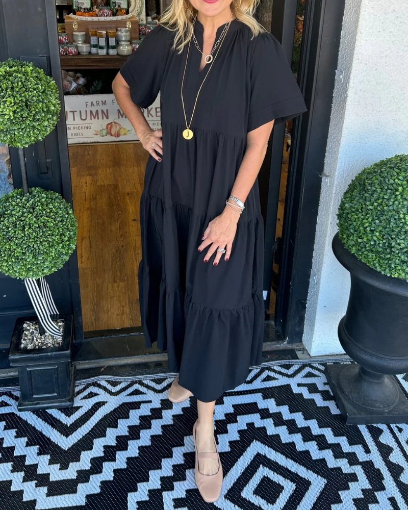 Minda | Anmutiges Küsten-Maxi-Kleid