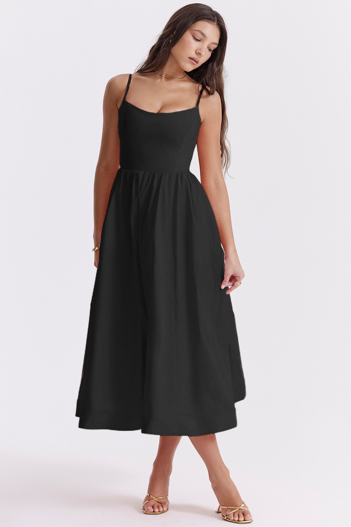 Elle™ | Elegantes Korsett-Midikleid