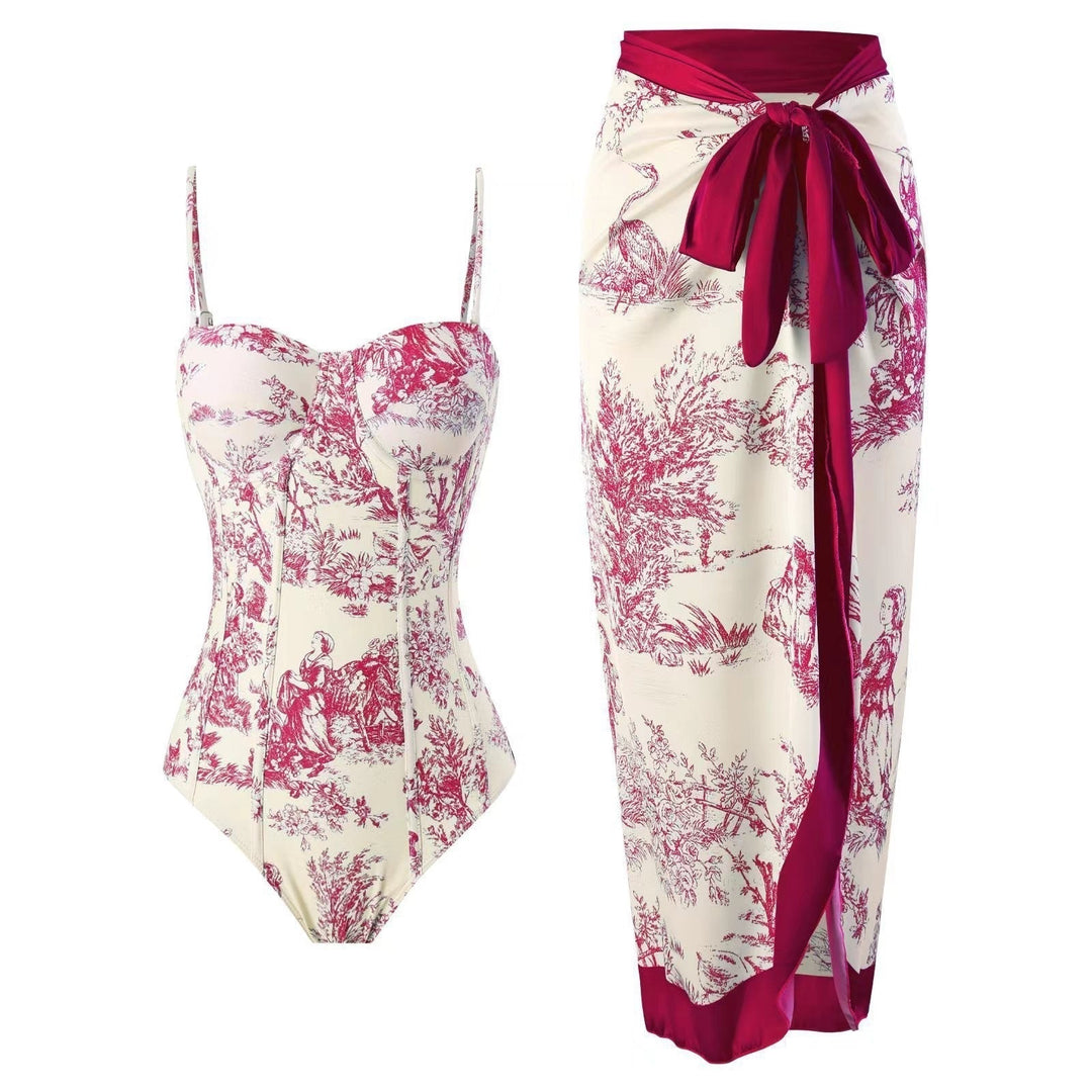 Mandy | Elegantes Gemustertes Schwimm-Set