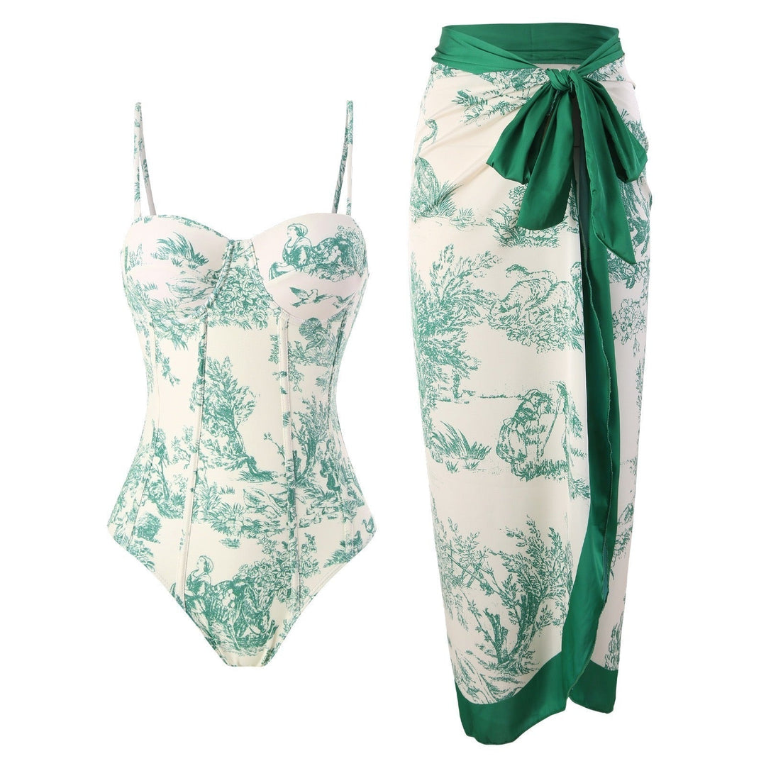 Mandy | Elegantes Gemustertes Schwimm-Set