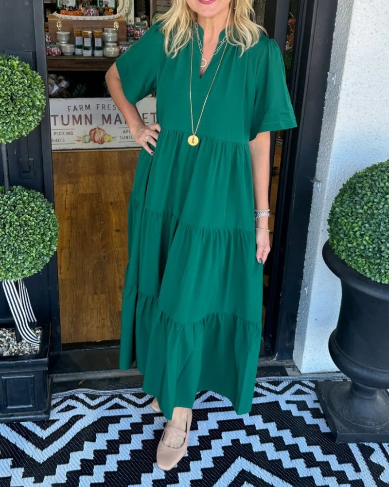 Minda | Anmutiges Küsten-Maxi-Kleid