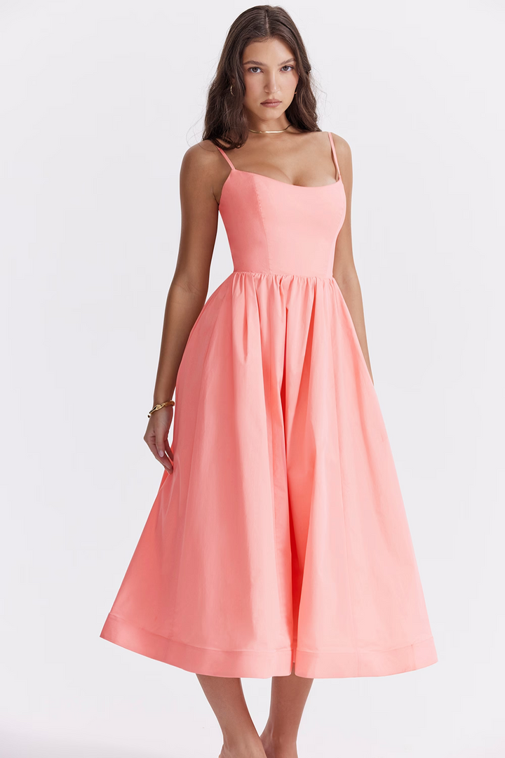 Elle™ | Elegantes Korsett-Midikleid