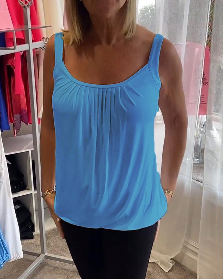 Vangie | Elegantes Plissee-Top