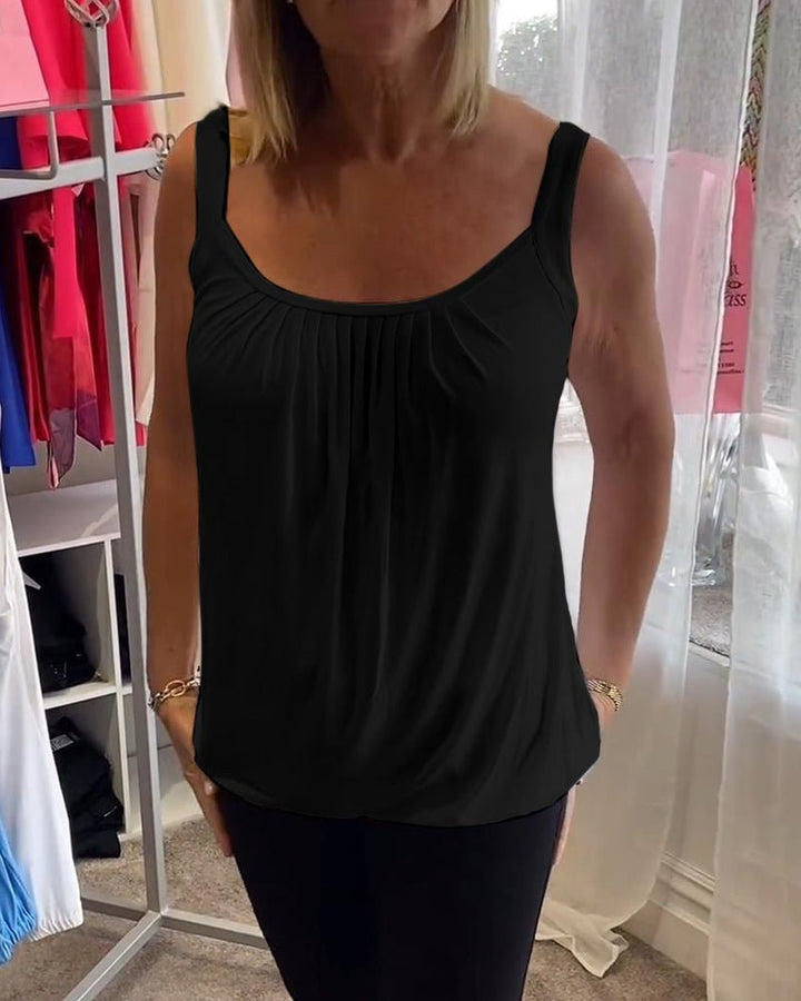 Vangie | Elegantes Plissee-Top