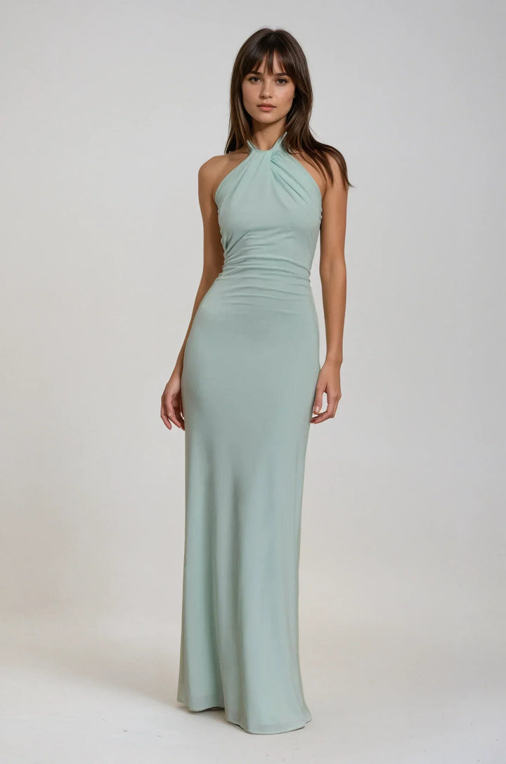 Lena™ | Elegantes Halter-Maxikleid