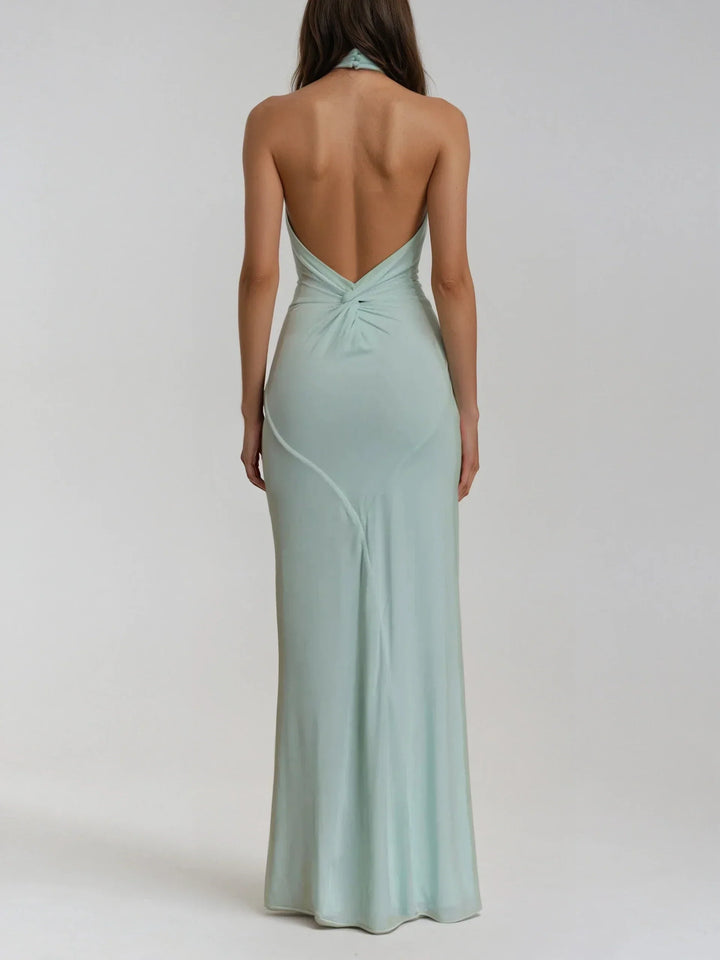 Lena™ | Elegantes Halter-Maxikleid