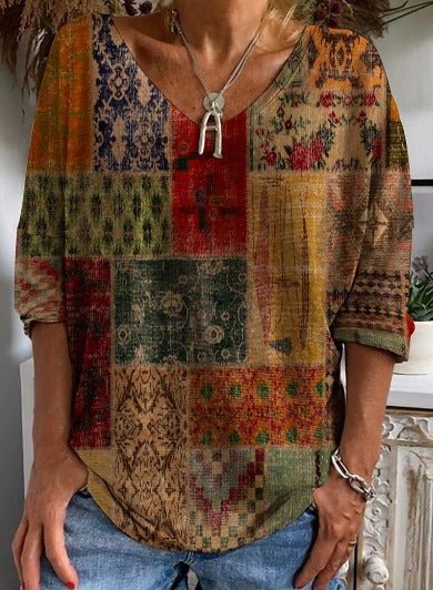Madel | Vintage Plisseebluse