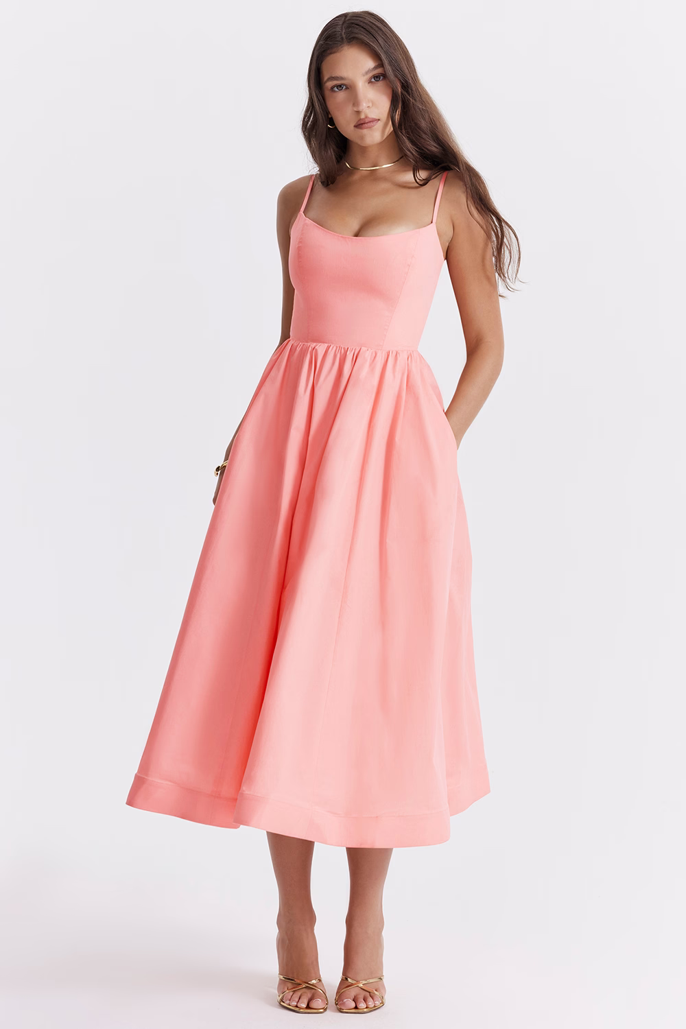 Elle™ | Elegantes Korsett-Midikleid