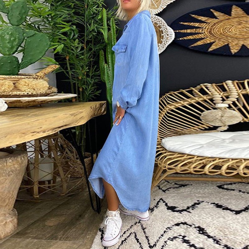 Eden | Bequemes Jeanskleid