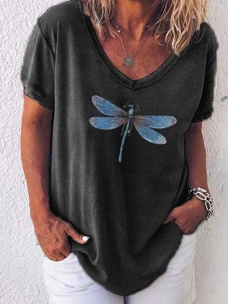 Estelle | V-Ausschnitt-T-Shirt