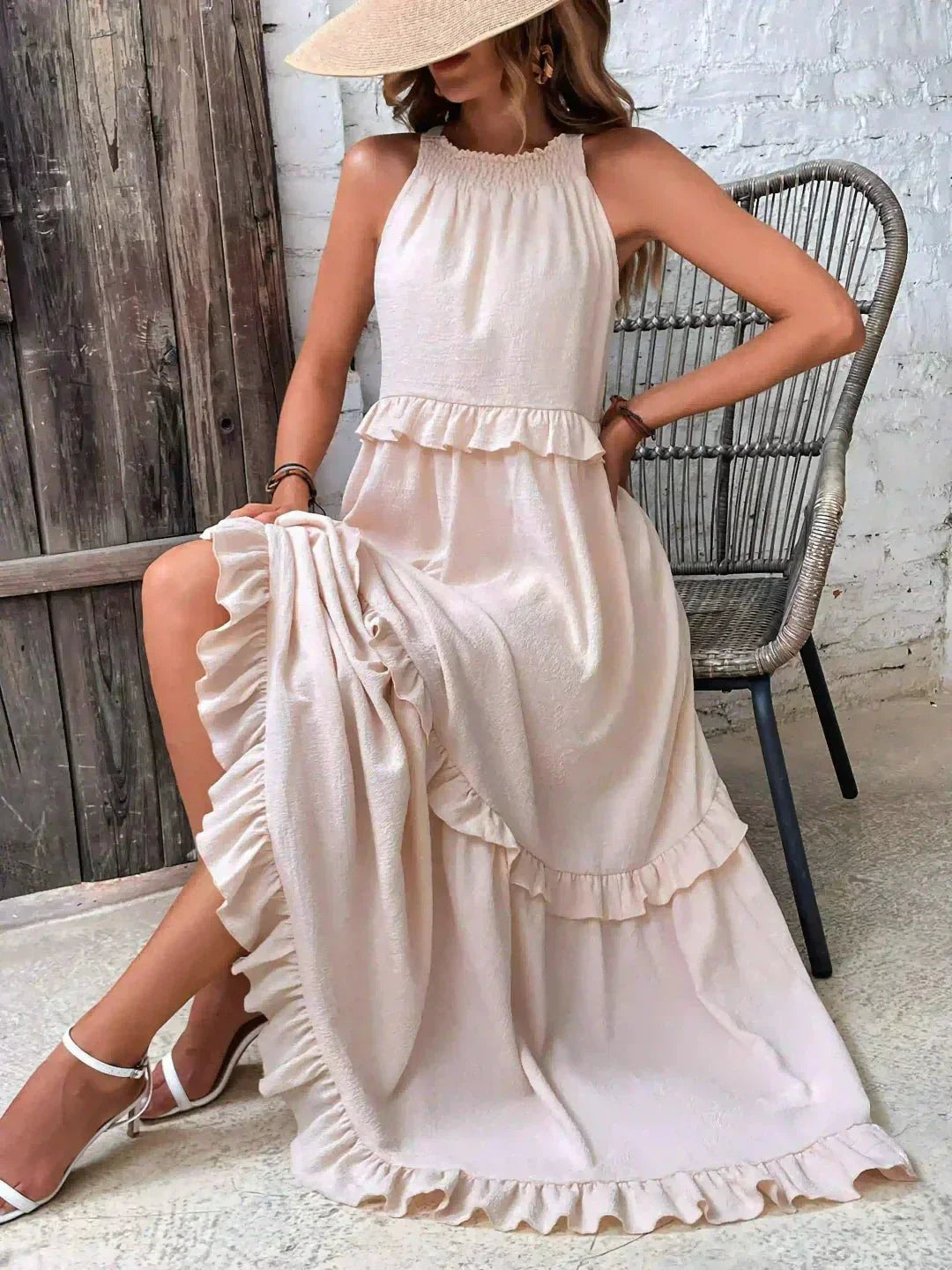 Leona | Luftiges Rüschenkleid