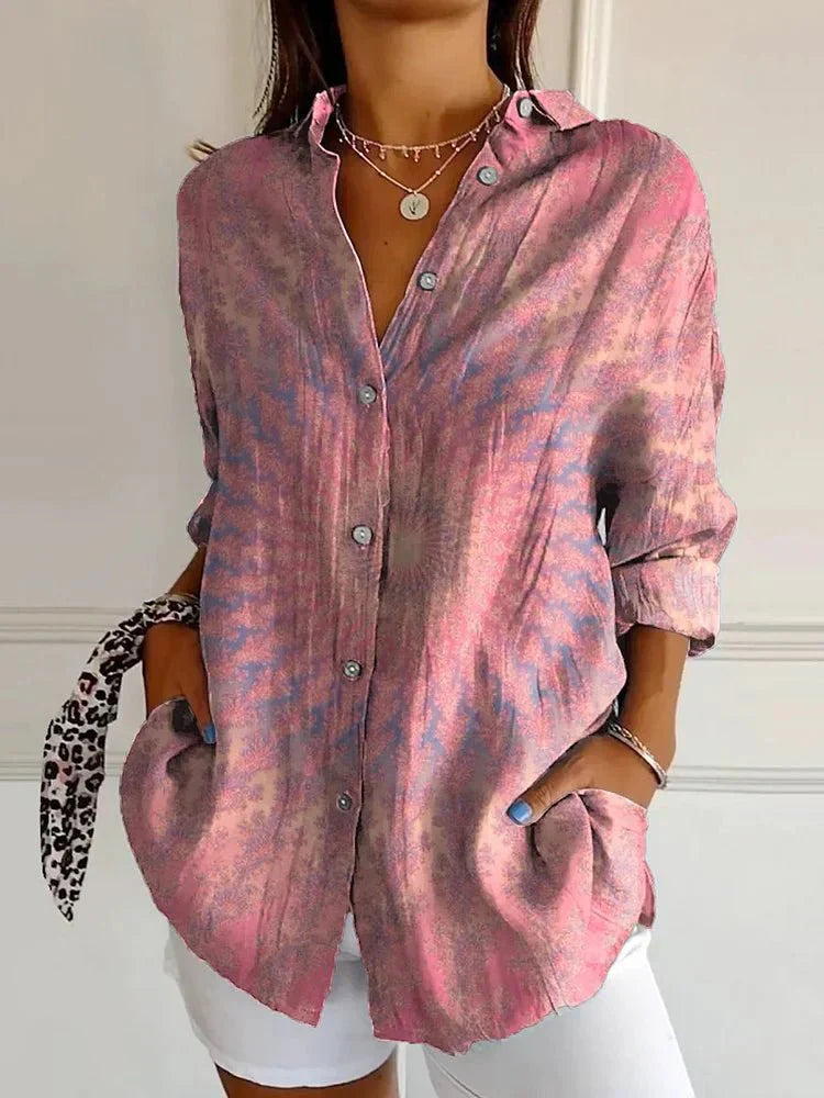 Kay | Lebhafte Retro-Bluse