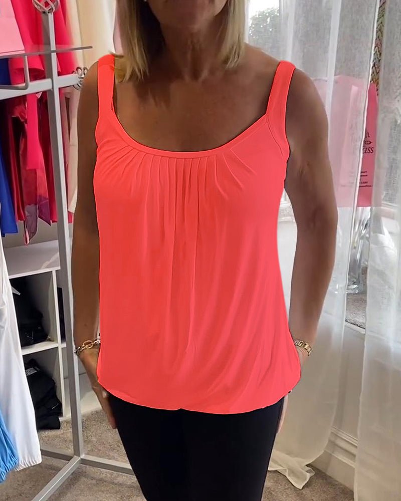 Vangie | Elegantes Plissee-Top
