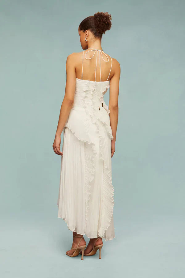 Romy™ | Elegantes Rüschen-Maxikleid