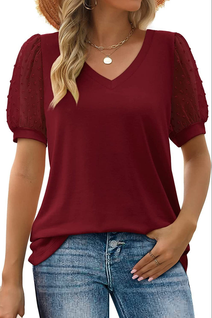 Helena | Elegante V-Ausschnitt-Bluse