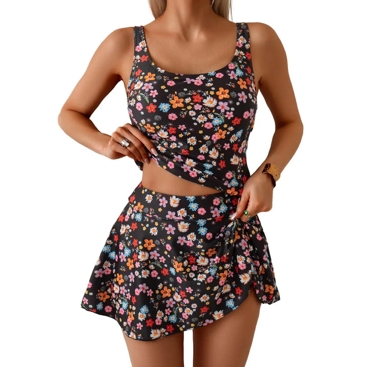 Mila™ | Blumen-Bikini-Set mit Wickelrock