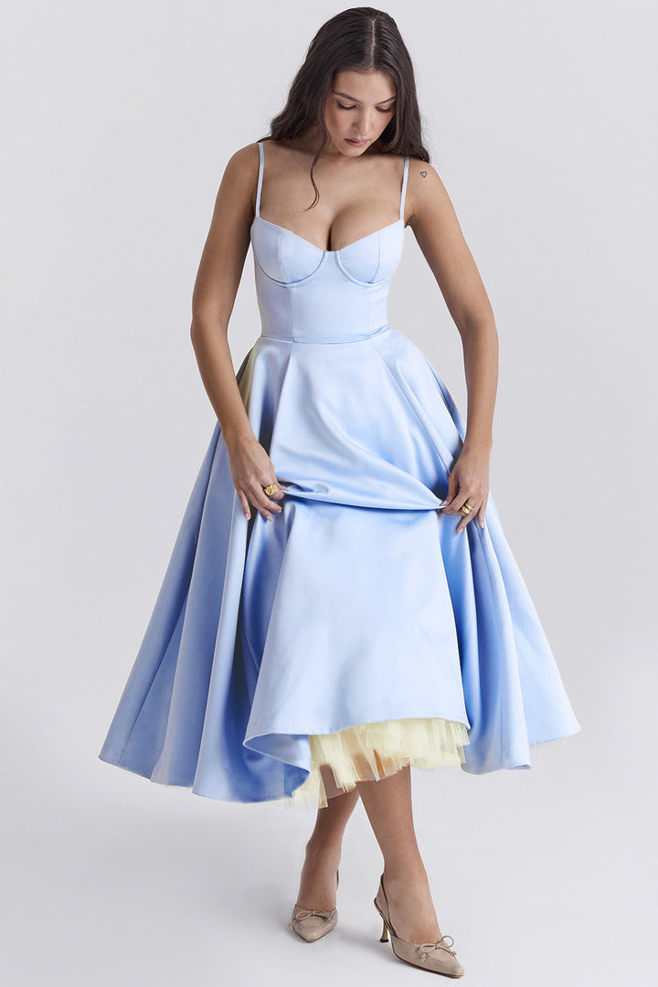 Aria™ | Romantisches Bustier-Midikleid