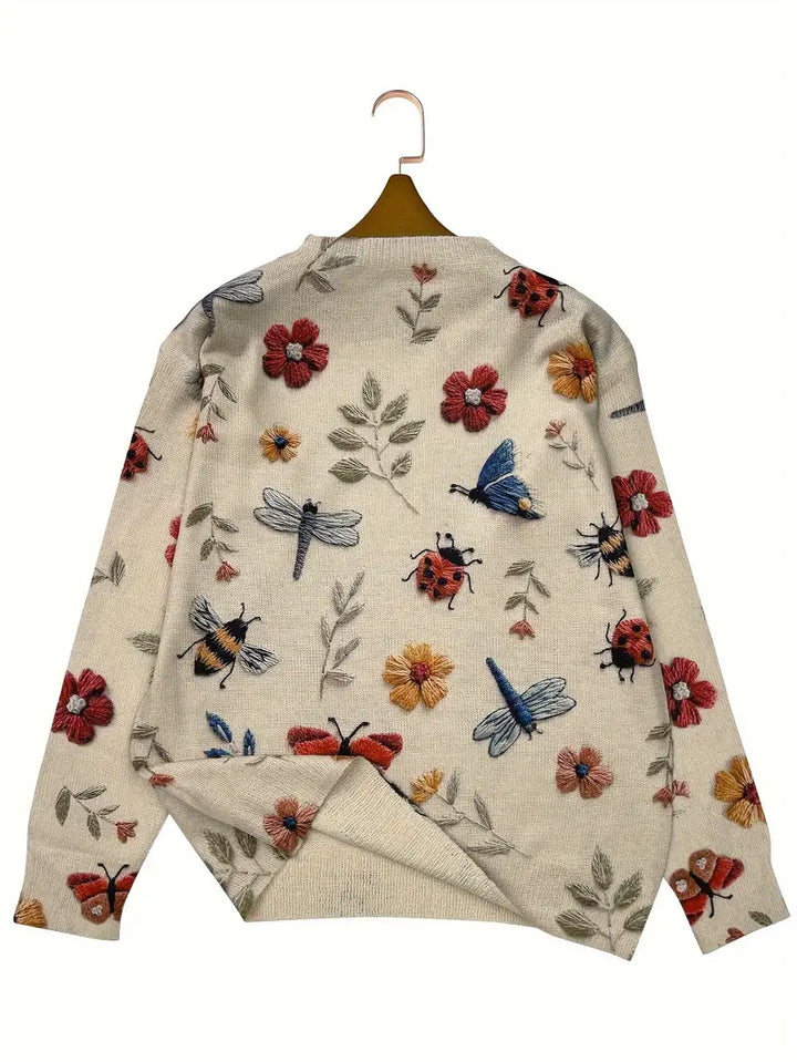 Wildblume Whimsy™ Strickpullover