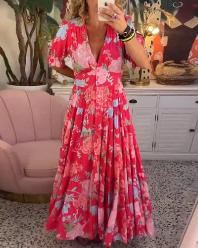 Izara | Sanftes Graziöses Maxikleid