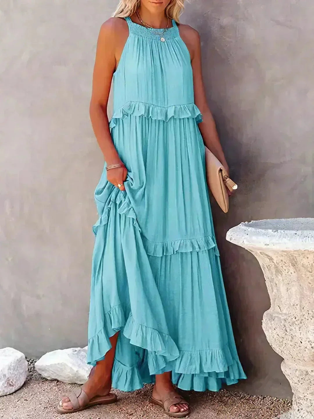 Leona | Luftiges Rüschenkleid