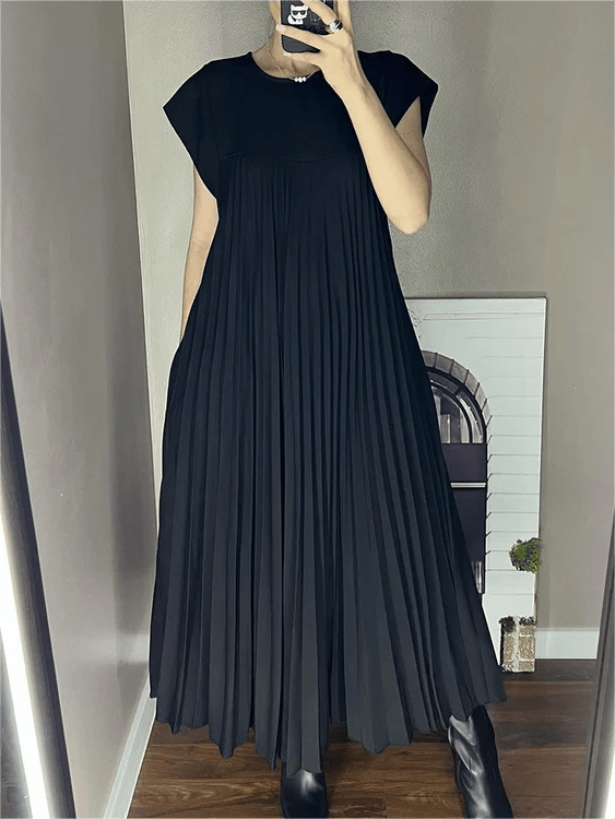 Sandra | Geplissiertes Elegantes Kleid