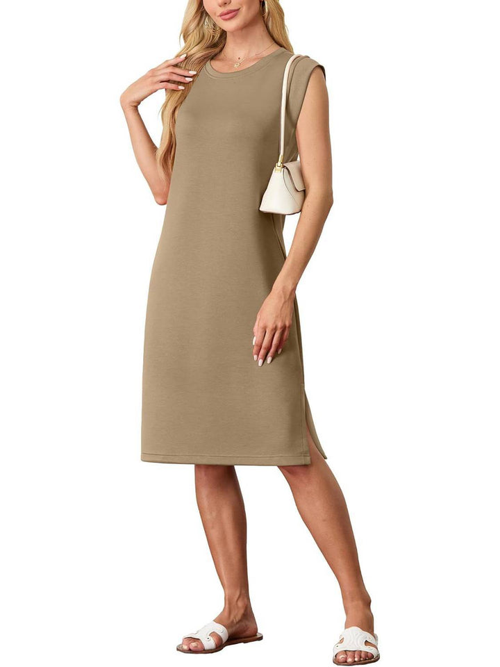 Debra | Lockeres Midiekleid mit Taschen
