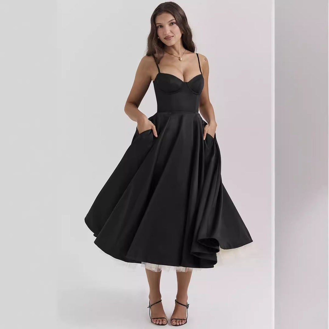 Aria™ | Romantisches Bustier-Midikleid
