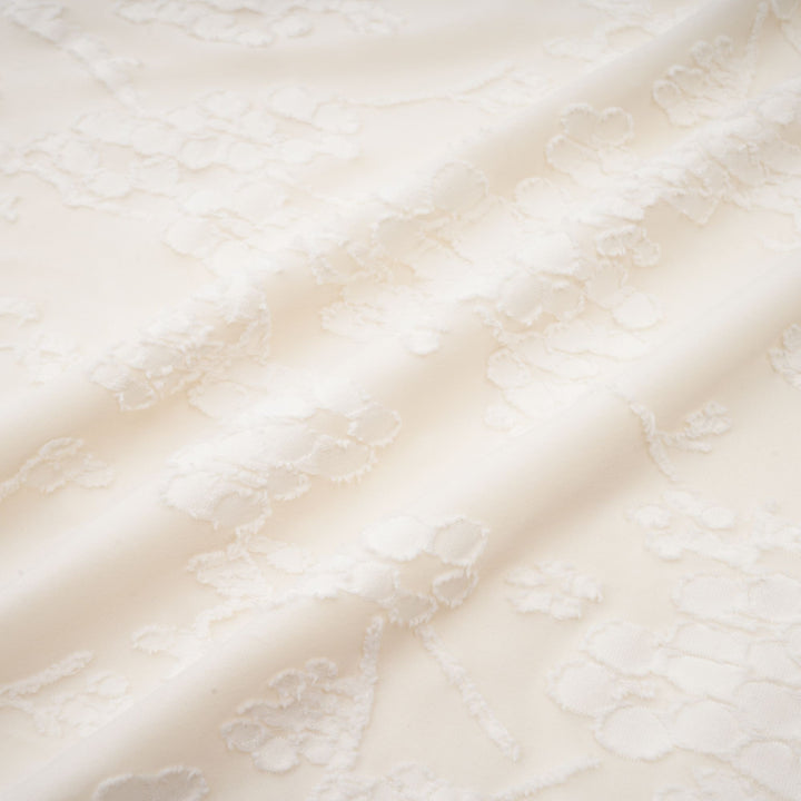 Raya | Elegantes Blumen-Jacquard-Kleid