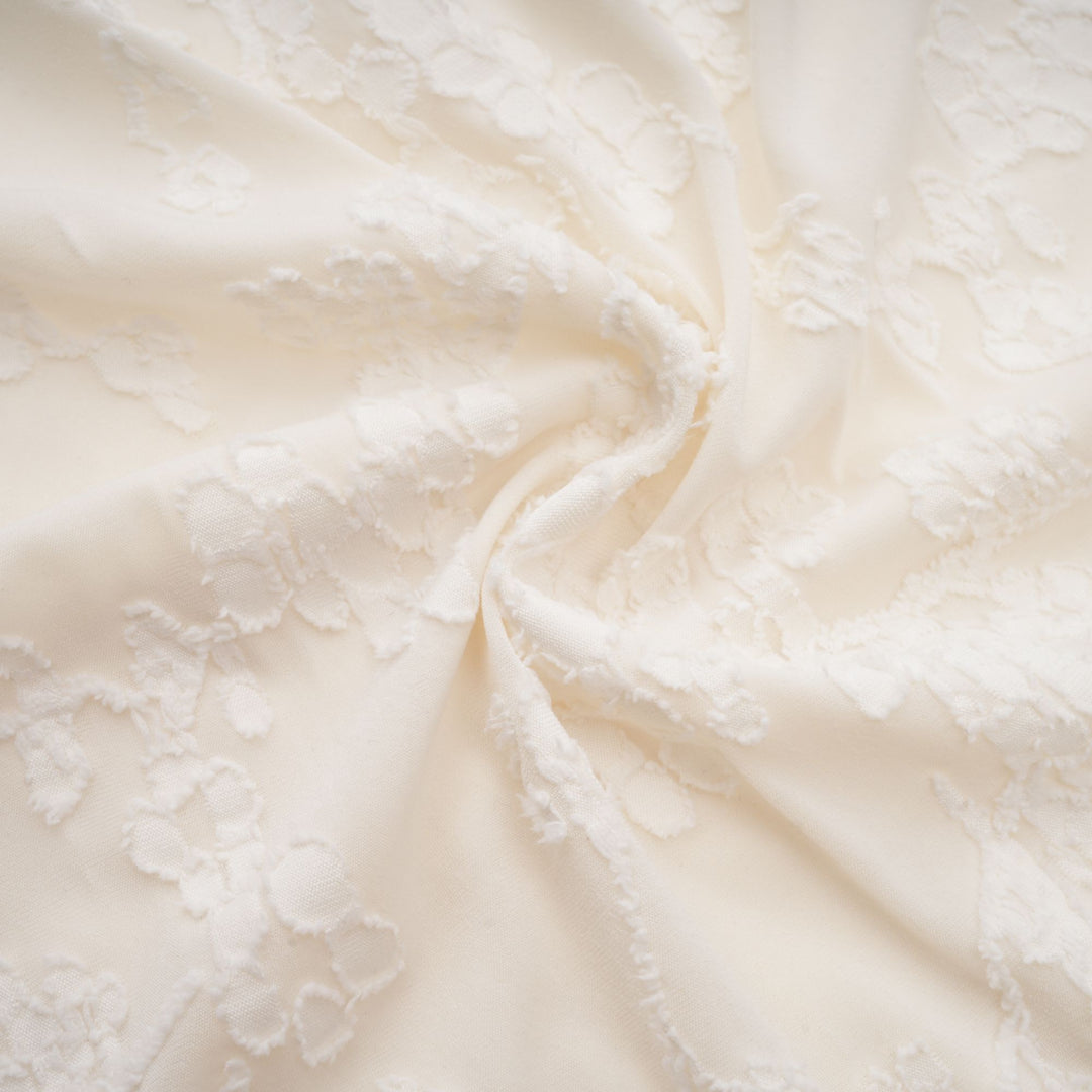 Raya | Elegantes Blumen-Jacquard-Kleid