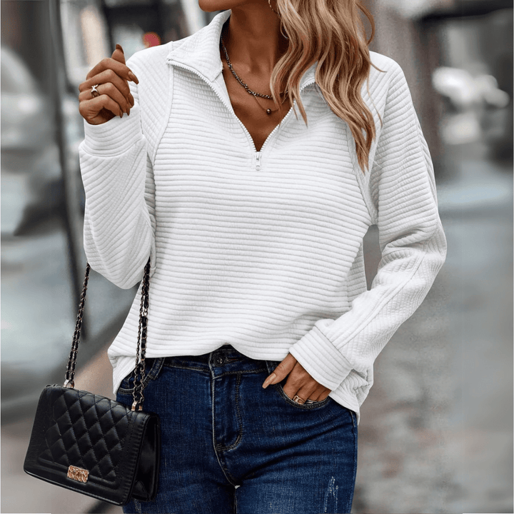 Jenica | Schicker Halbzip-Pullover