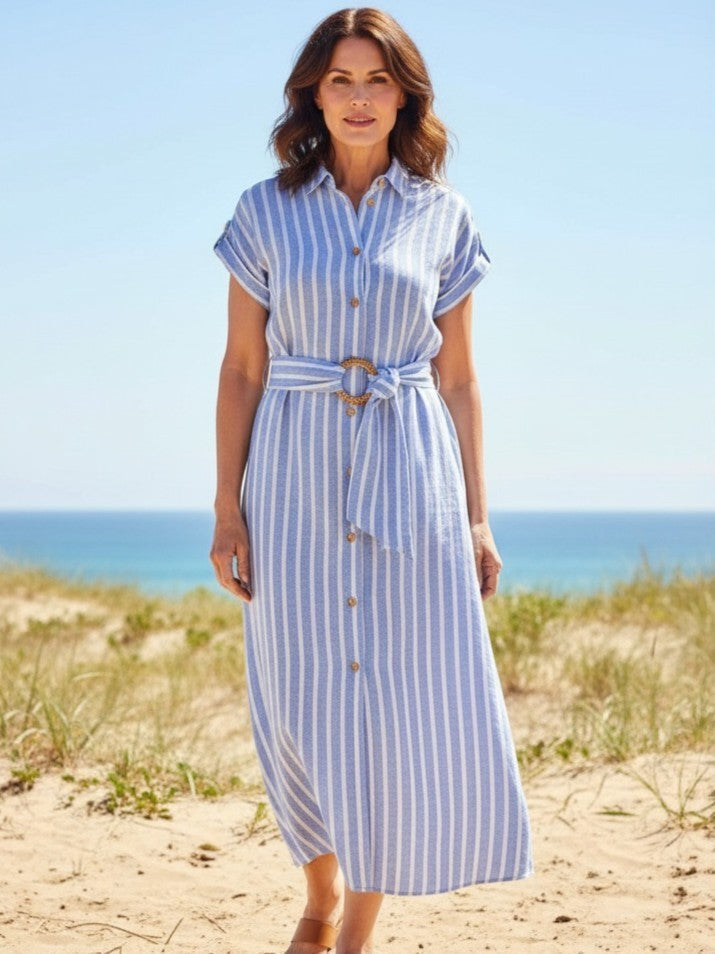 Shoreline Ease™ Midi-Kleid