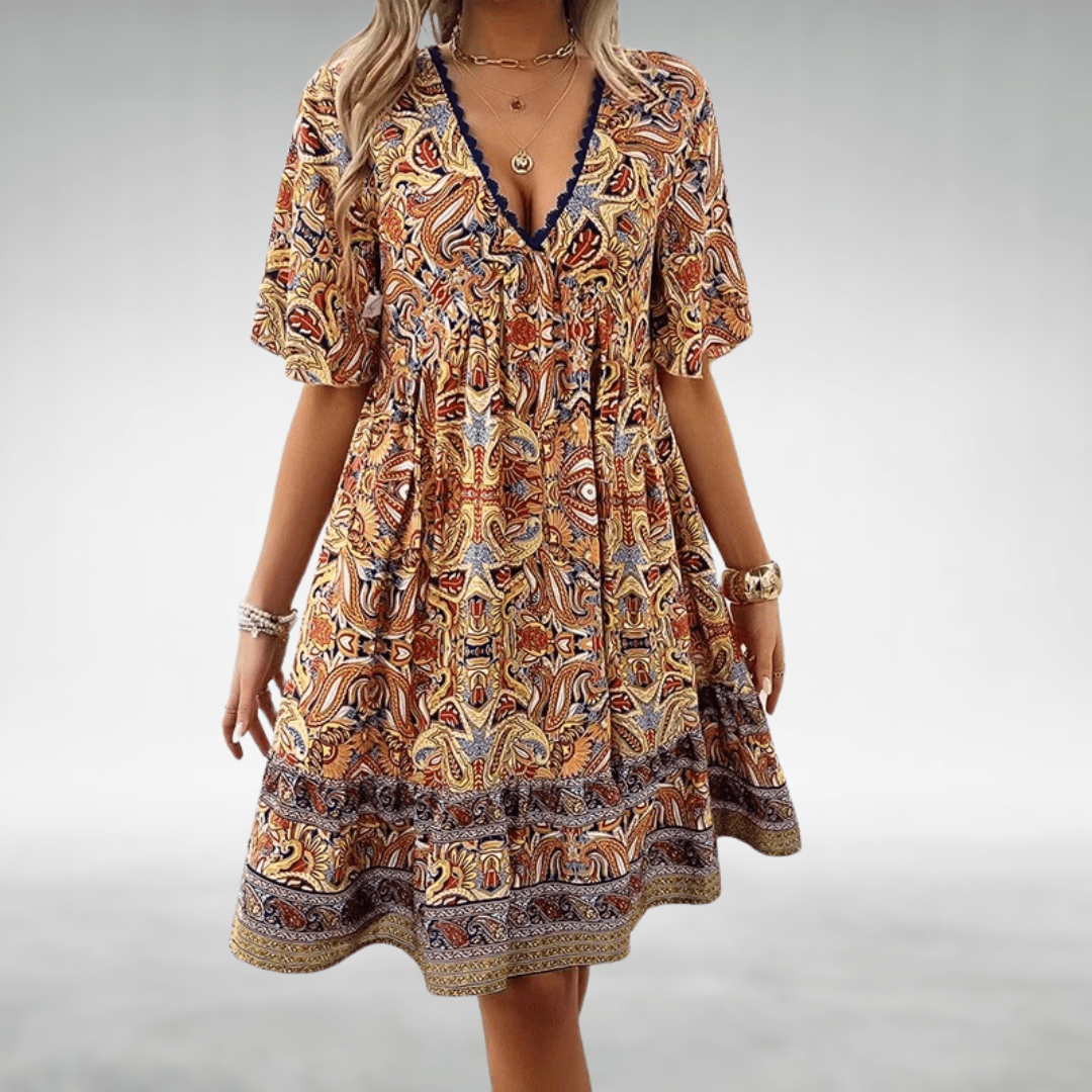 Mayamo | Bennett Boho-Schwingkleid