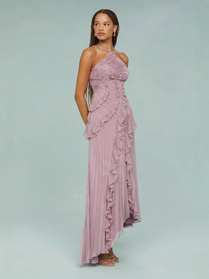 Romy™ | Elegantes Rüschen-Maxikleid