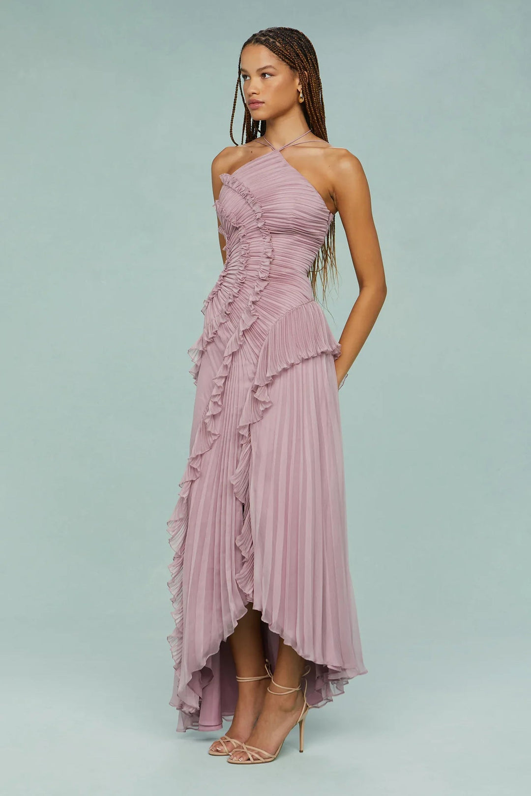 Romy™ | Elegantes Rüschen-Maxikleid