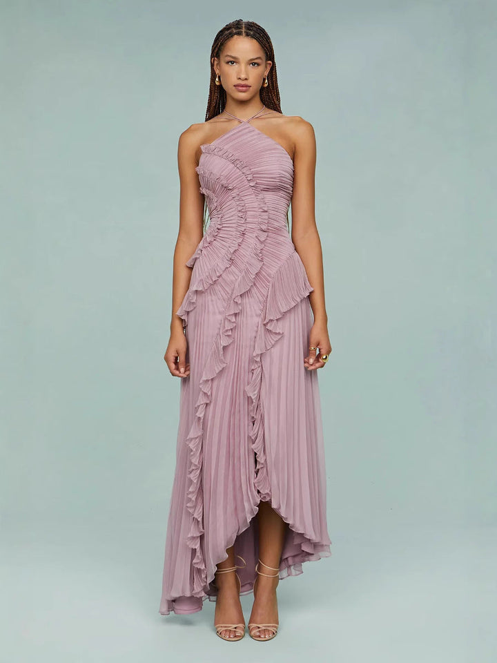 Romy™ | Elegantes Rüschen-Maxikleid