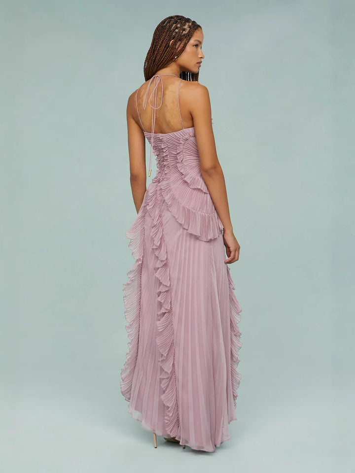 Romy™ | Elegantes Rüschen-Maxikleid