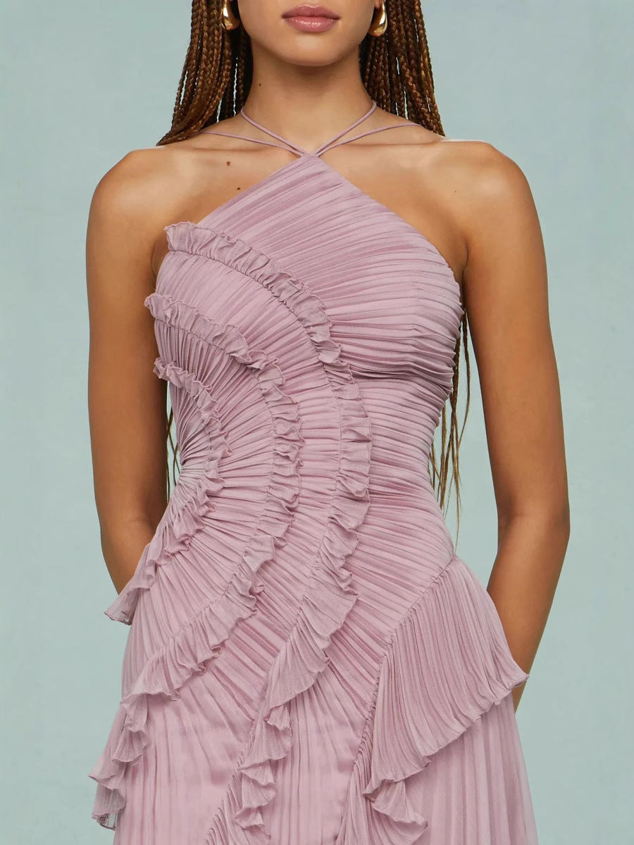Romy™ | Elegantes Rüschen-Maxikleid