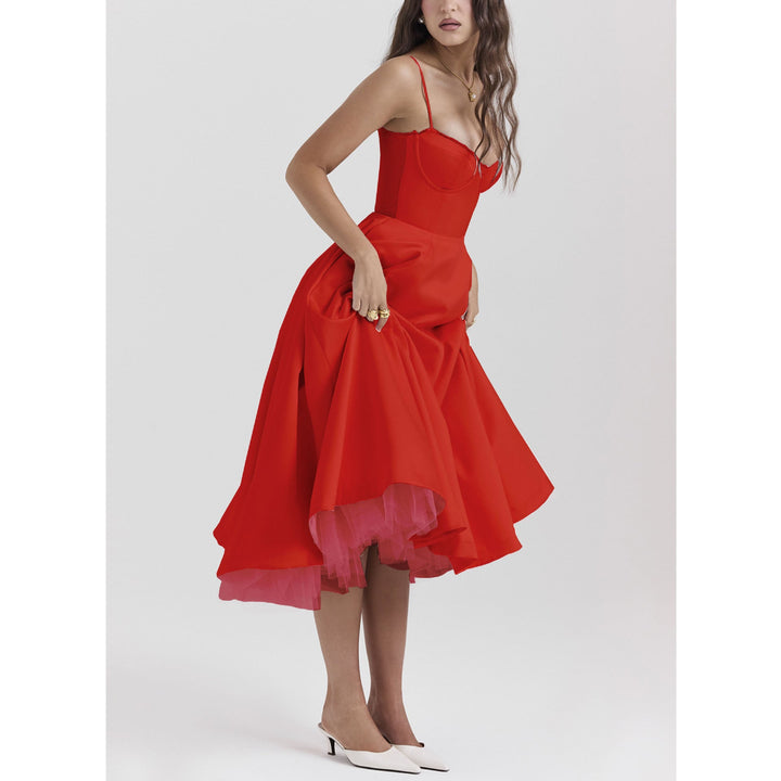 Aria™ | Romantisches Bustier-Midikleid