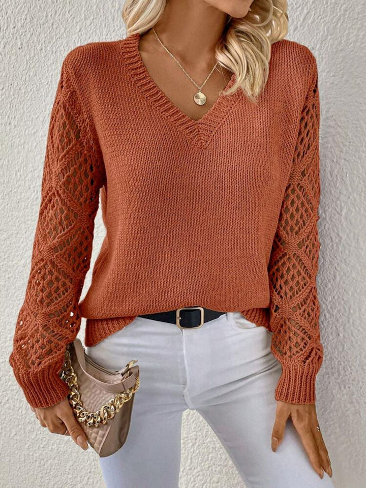 Elizabeth | Weicher V-Ausschnitt-Pullover
