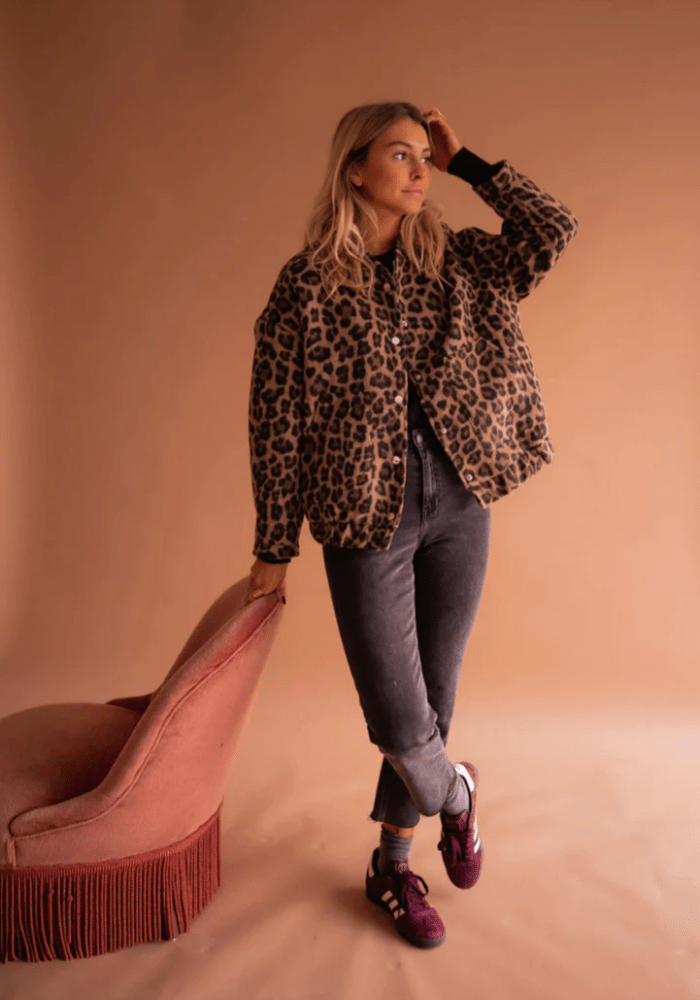 Daena | Luxuriöse Wild-Bomberjacke