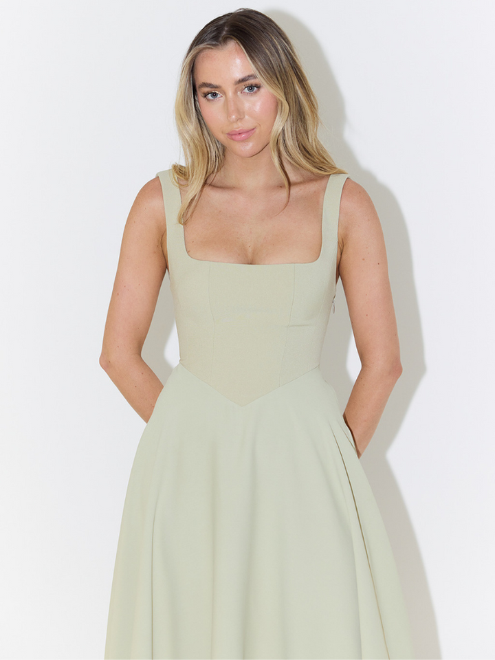 Nora™ | Elegantes Midi-Kleid