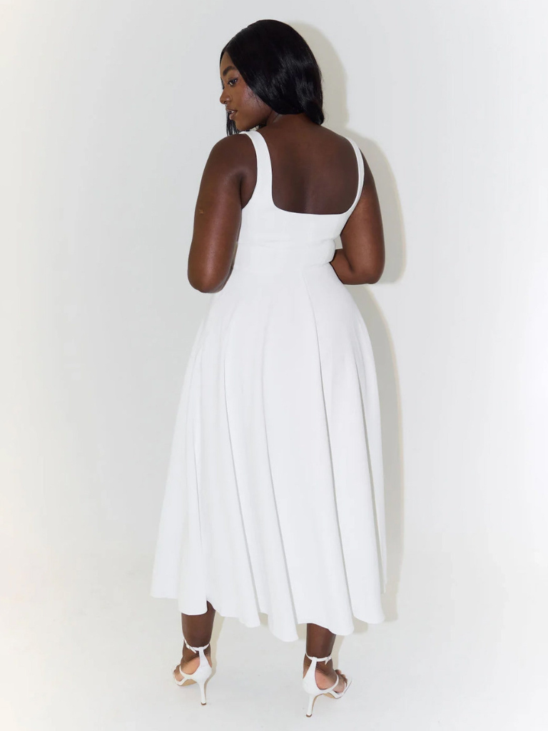 Nora™ | Elegantes Midi-Kleid
