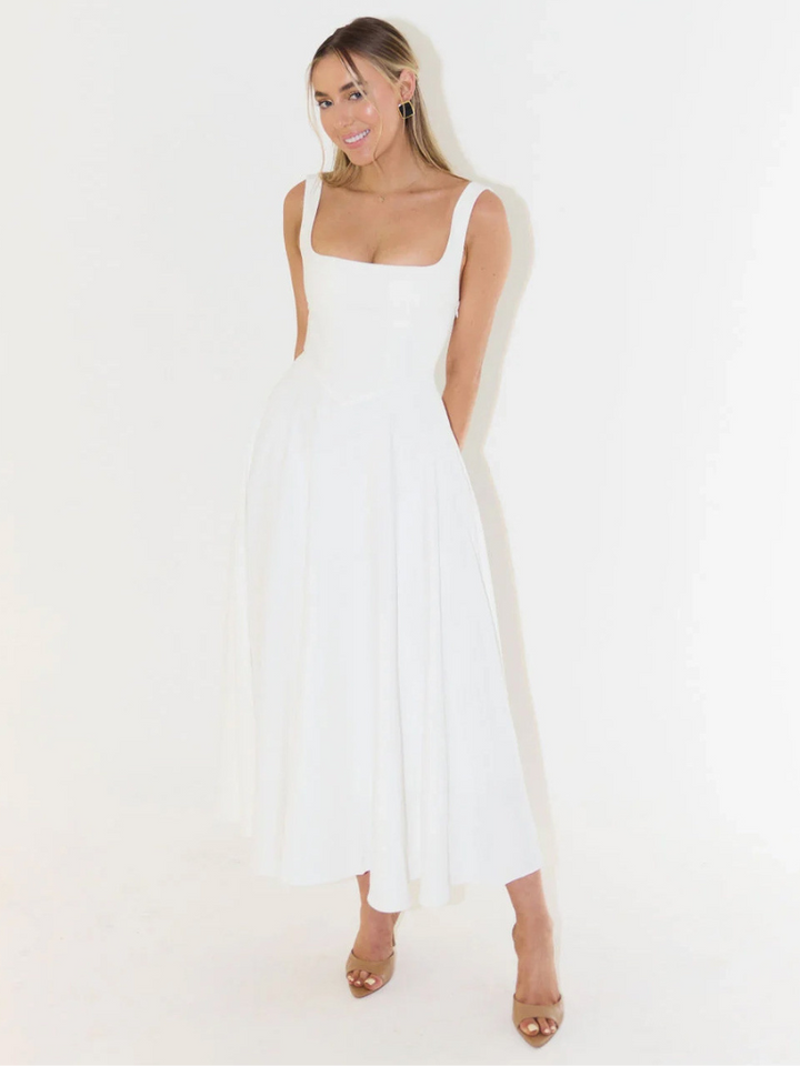 Nora™ | Elegantes Midi-Kleid