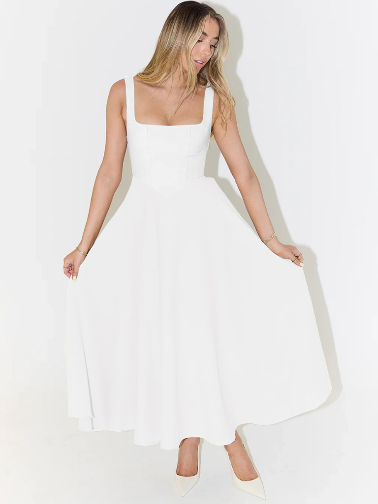 Nora™ | Elegantes Midi-Kleid