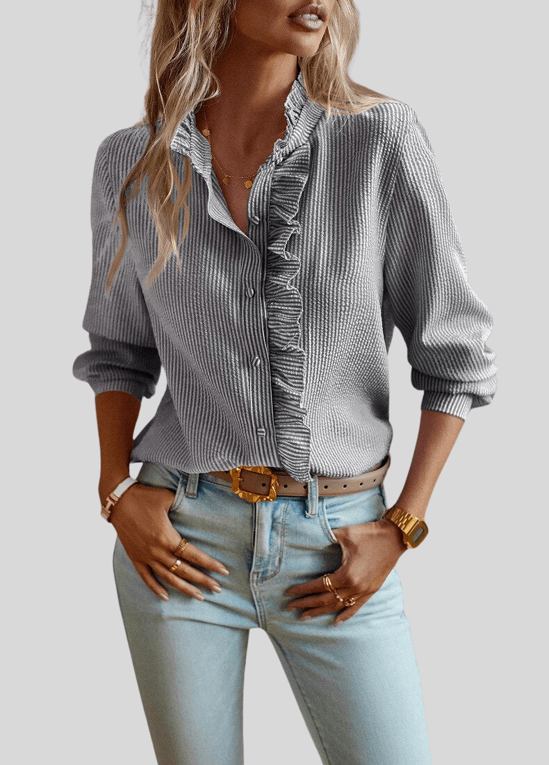 Alina | Elegante Rüschenbluse