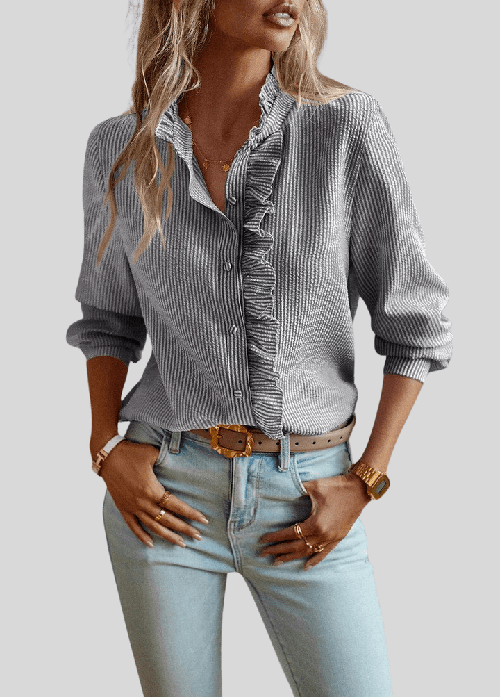 Alina | Elegante Rüschenbluse