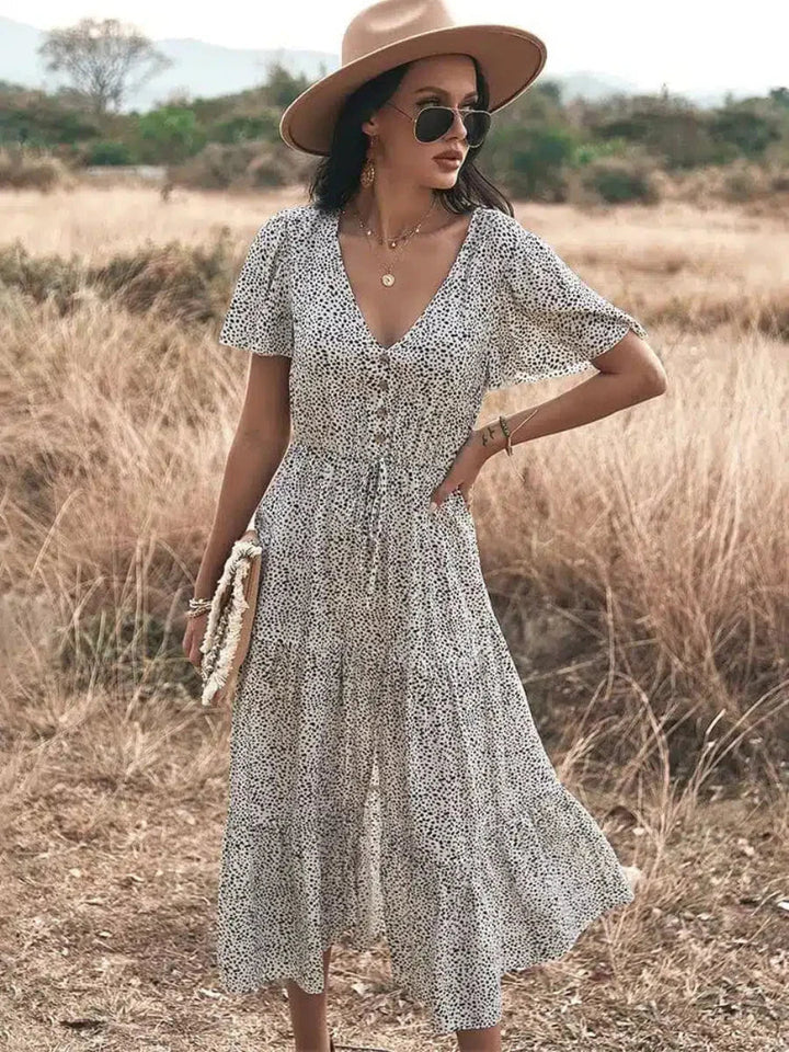 Lyn | Küstenbrise Maxi-Kleid