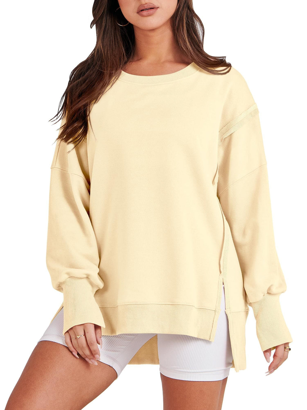 Rosie | Oversize-Rundhals-Sweatshirt